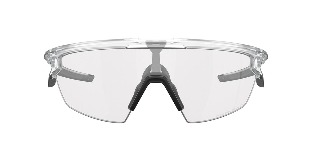 Oakley Sphaera 0OO9403 940307 36 Matte Clear / Clear to Black Iridium Photochromic