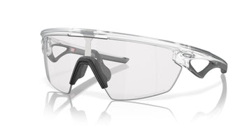 Oakley Sphaera 0OO9403 940307 36 Matte Clear / Clear to Black Iridium Photochromic