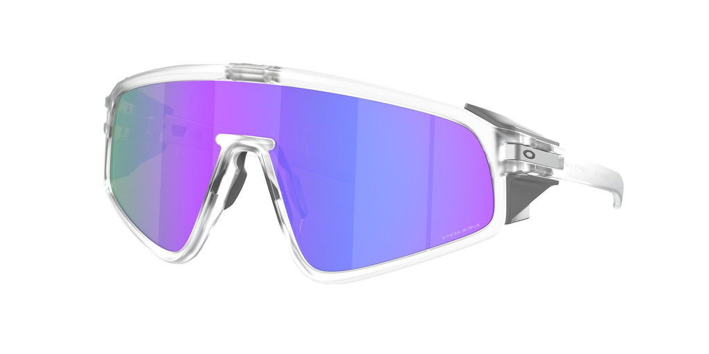 Oakley Latch Panel 0OO9404 940402 35 Matte Clear / Prizm Violet