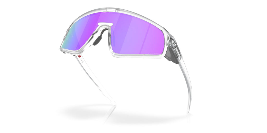 Oakley Latch Panel 0OO9404 940402 35 Matte Clear / Prizm Violet