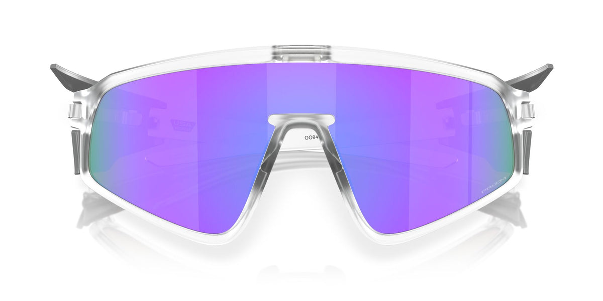Oakley Latch Panel 0OO9404 940402 35 Matte Clear / Prizm Violet