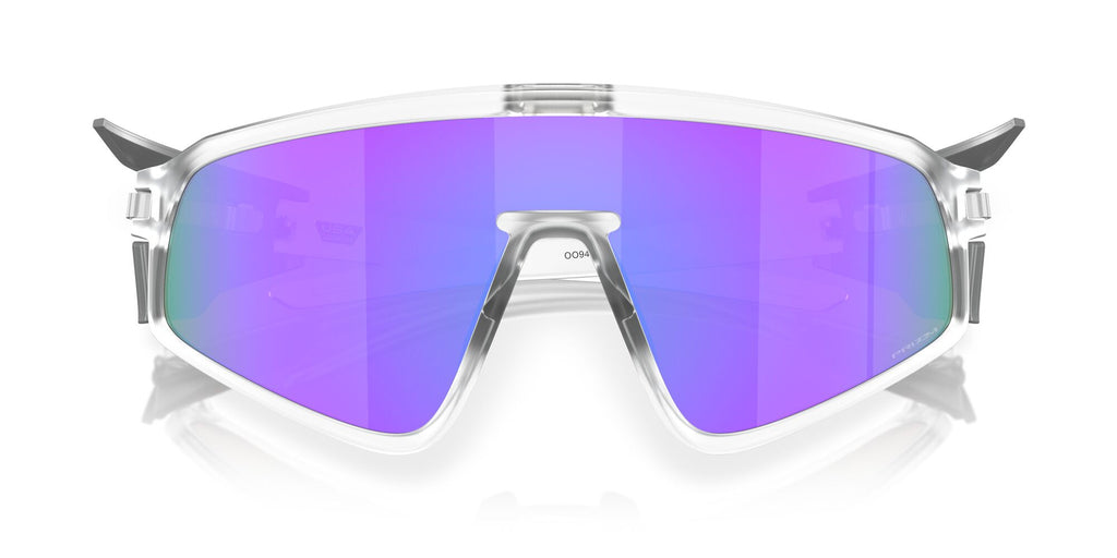 Oakley Latch Panel 0OO9404 940402 35 Matte Clear / Prizm Violet