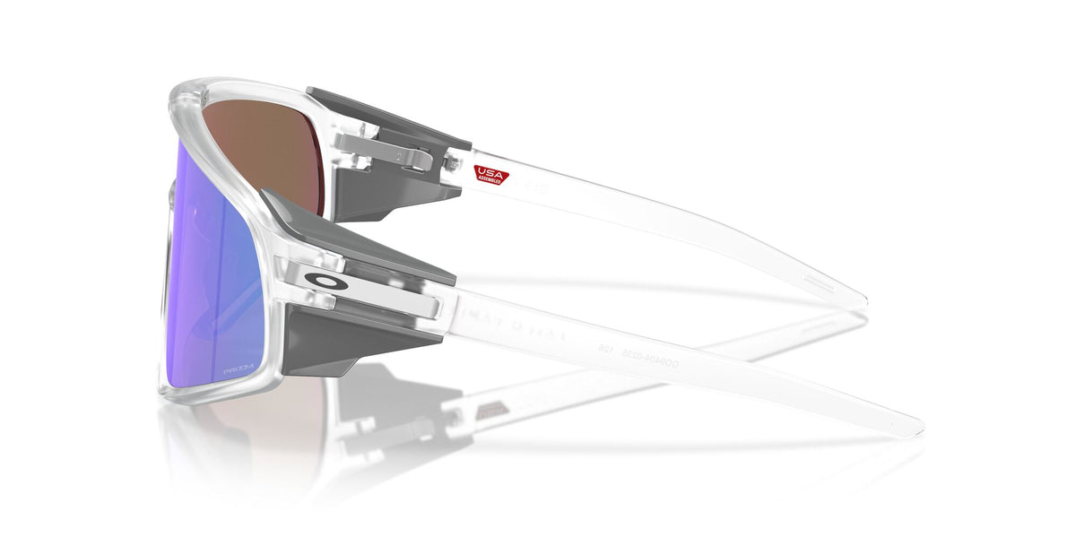 Oakley Latch Panel 0OO9404 940402 35 Matte Clear / Prizm Violet