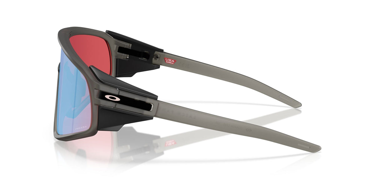 Oakley Latch Panel 0OO9404 940412 35 Matte Grey Smoke/ Prizm Snow Sapphire
