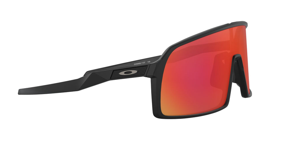 Oakley Sutro 0OO9406 940611 37 Matte Black / Prizm Trail Torch 37 / Polycarbonate / O_matter / Injected
