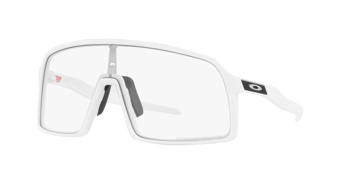 Oakley Sutro 0OO9406 940699 37 Matte White / Clear to Black Iridium Photochromic 37 / Polycarbonate / O_matter / Injected