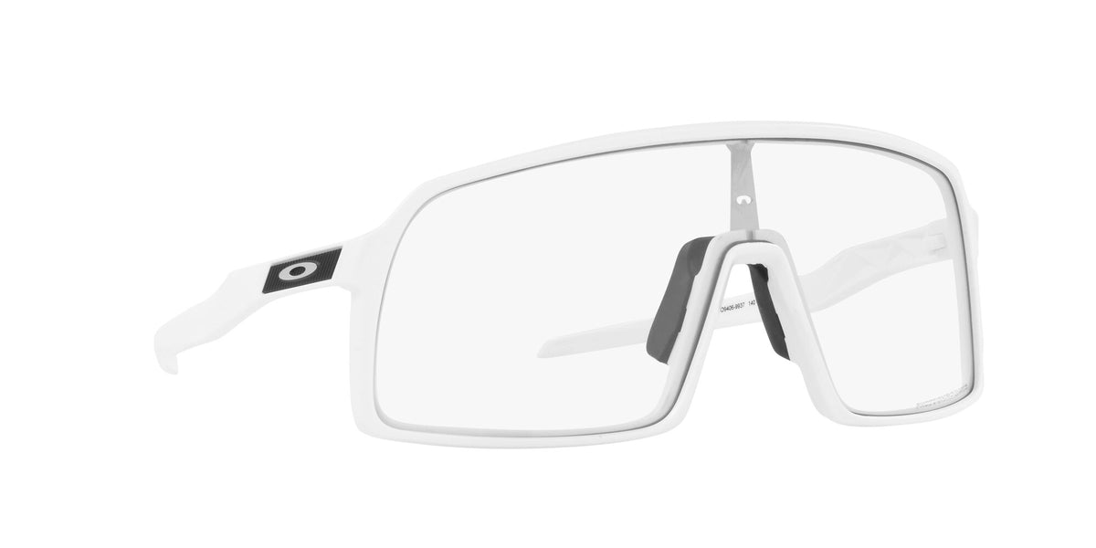 Oakley Sutro 0OO9406 940699 37 Matte White / Clear to Black Iridium Photochromic 37 / Polycarbonate / O_matter / Injected