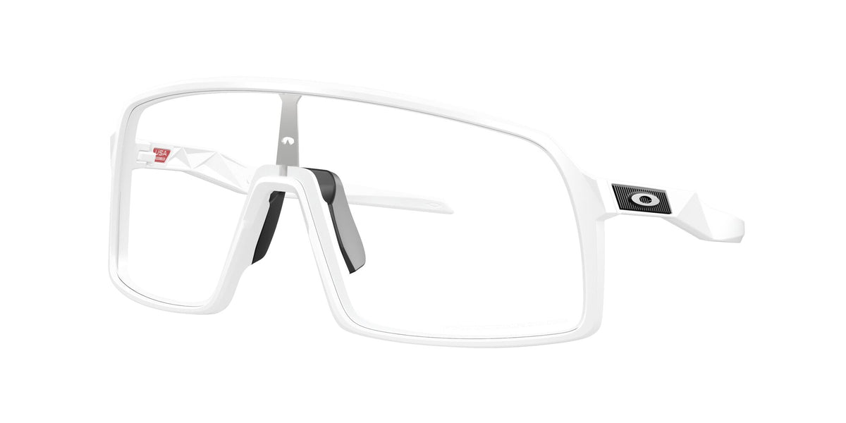 Oakley Sutro 0OO9406 940699 37 Matte White / Clear to Black Iridium Photochromic 37 / Polycarbonate / O_matter / Injected