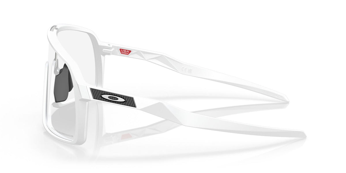 Oakley Sutro 0OO9406 940699 37 Matte White / Clear to Black Iridium Photochromic 37 / Polycarbonate / O_matter / Injected