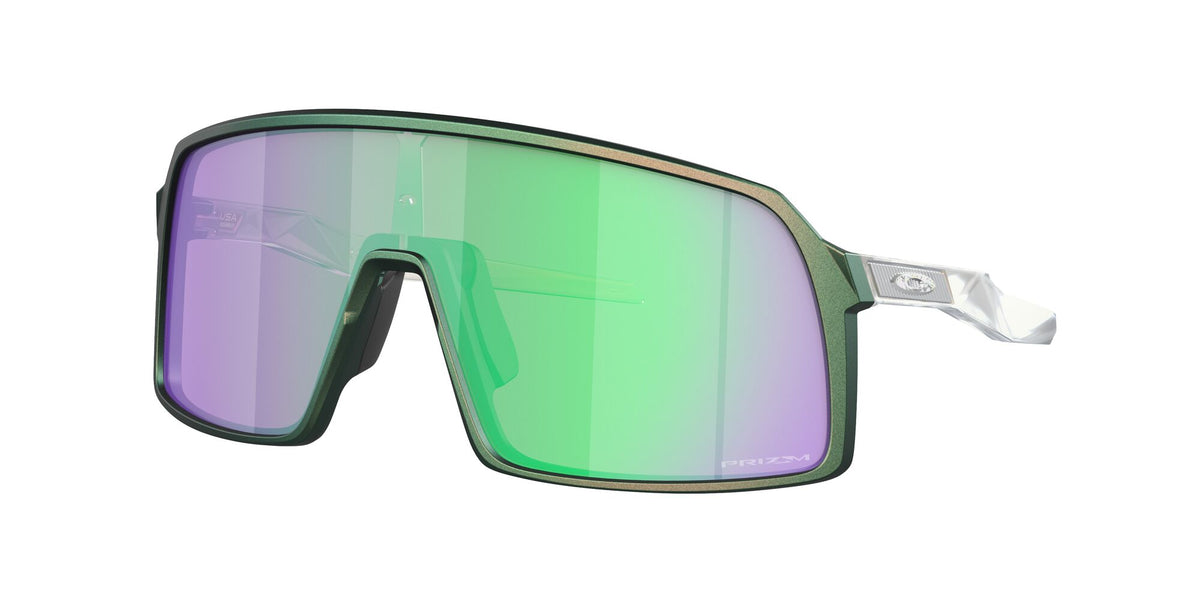 OO 9406 Oakley Sutro Matte Silver Green Colorshift / Prizm Road Jade 37 37 / Polycarbonate / O_matter / Injected