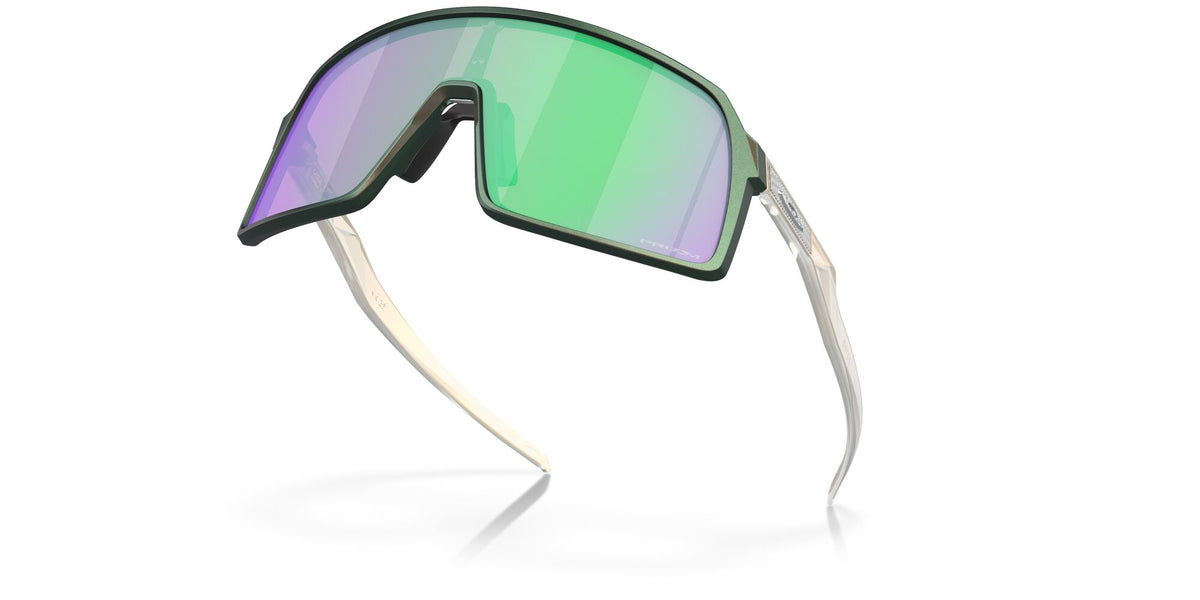 OO 9406 Oakley Sutro Matte Silver Green Colorshift / Prizm Road Jade 37 37 / Polycarbonate / O_matter / Injected