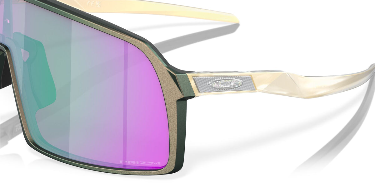 OO 9406 Oakley Sutro Matte Silver Green Colorshift / Prizm Road Jade 37 37 / Polycarbonate / O_matter / Injected