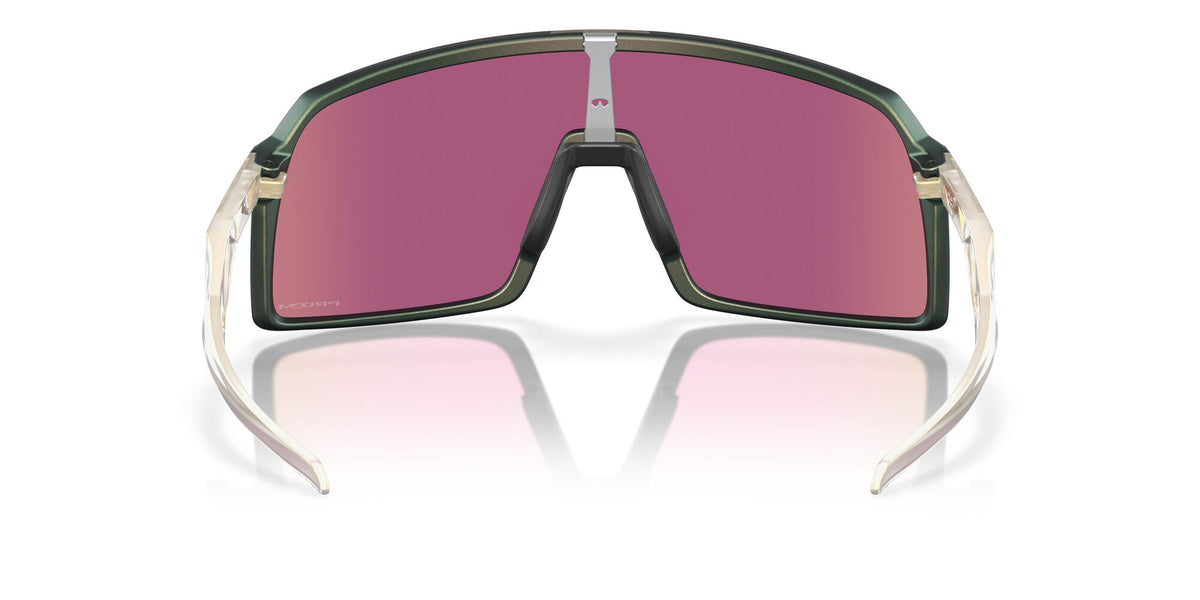 OO 9406 Oakley Sutro Matte Silver Green Colorshift / Prizm Road Jade 37 37 / Polycarbonate / O_matter / Injected