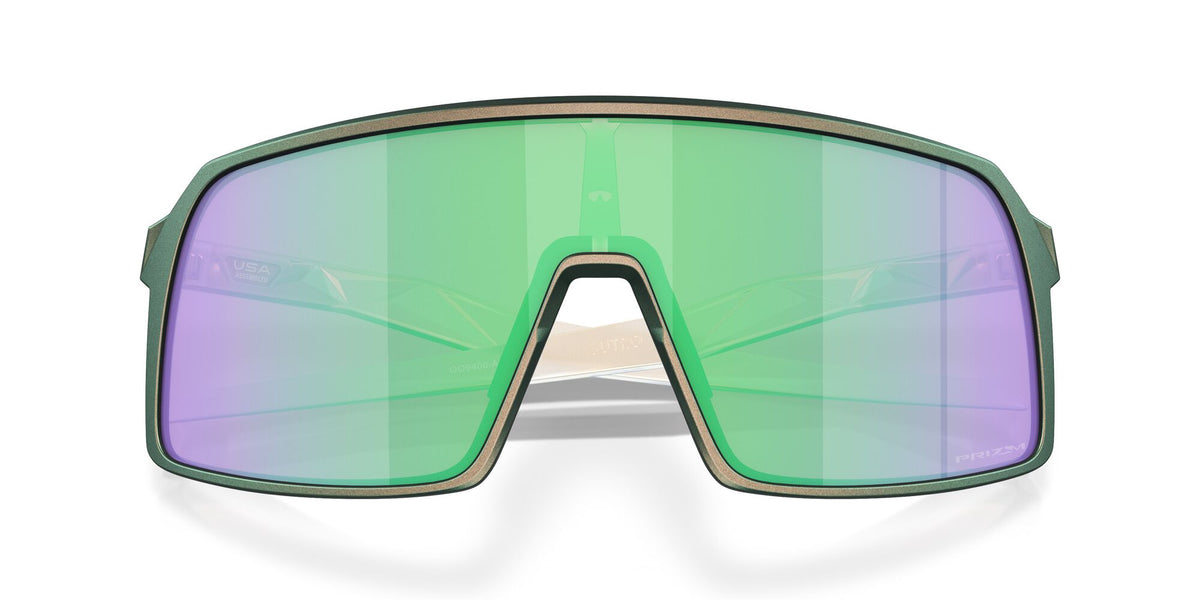 OO 9406 Oakley Sutro Matte Silver Green Colorshift / Prizm Road Jade 37 37 / Polycarbonate / O_matter / Injected