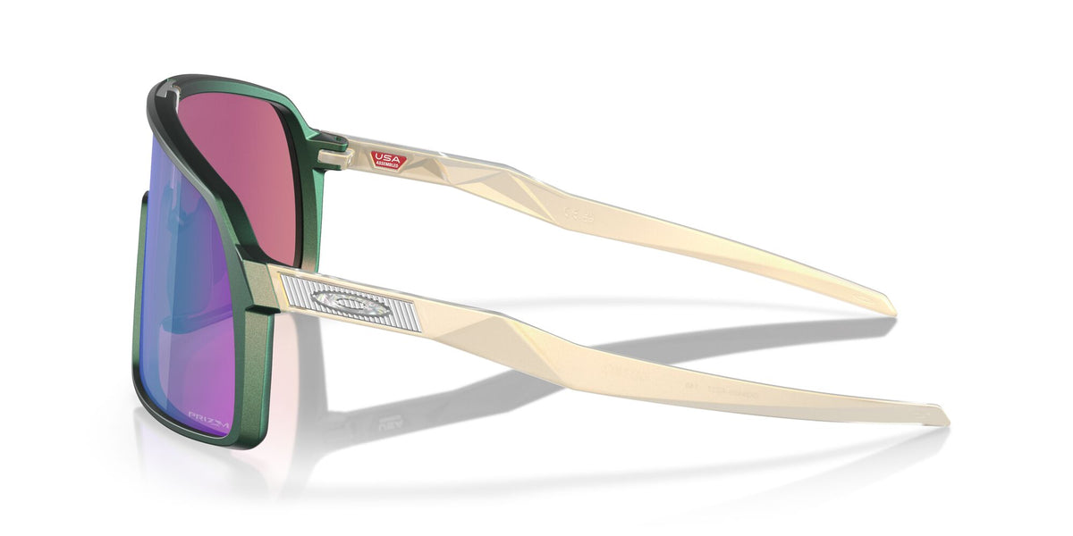 OO 9406 Oakley Sutro Matte Silver Green Colorshift / Prizm Road Jade 37 37 / Polycarbonate / O_matter / Injected