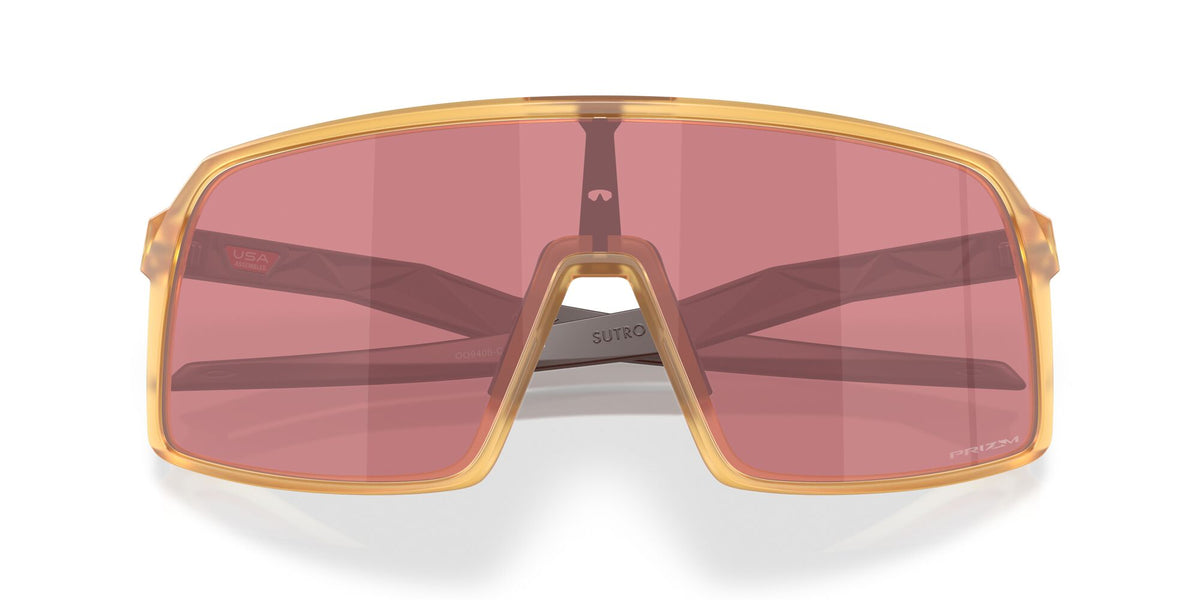 Oakley Sutro 0OO9406 9406B9 37 Matte Transparent Light Curry/ Prizm Dark Golf