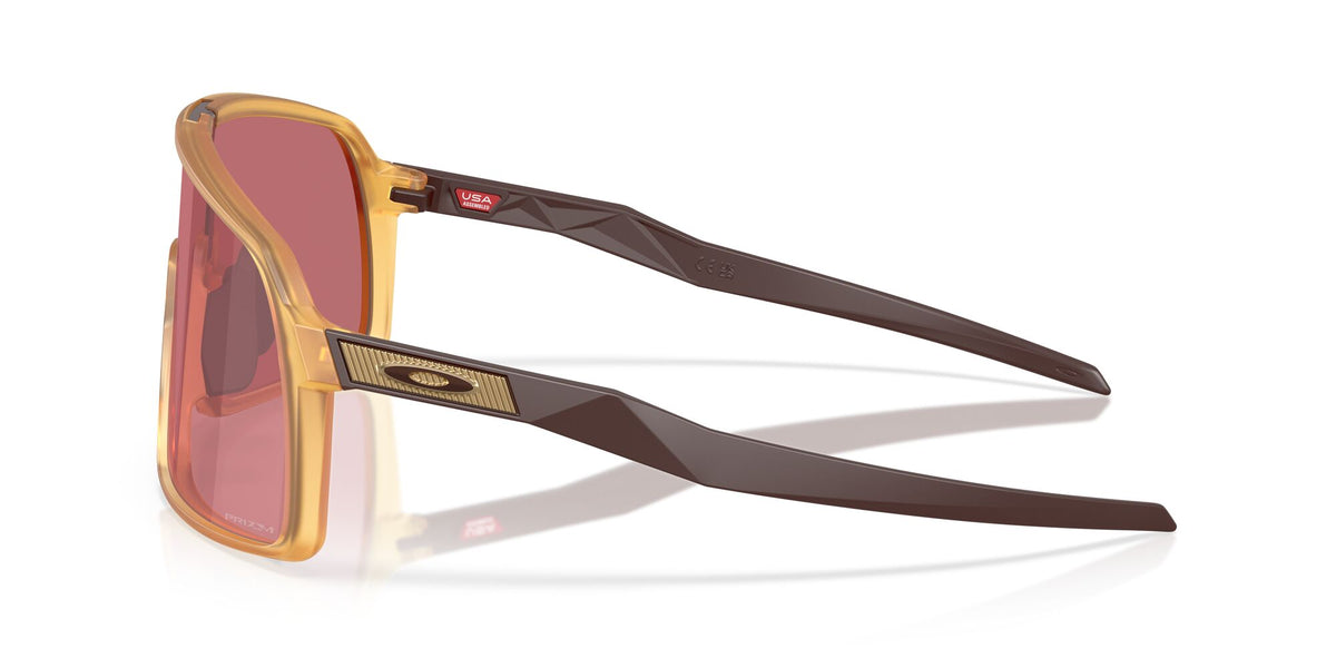 Oakley Sutro 0OO9406 9406B9 37 Matte Transparent Light Curry/ Prizm Dark Golf