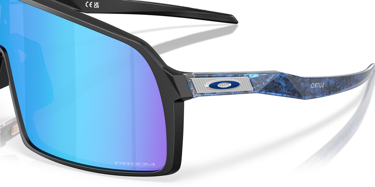 Oakley Sutro 0OO9406 9406C0 37 Matte Black/ Prizm Sapphire