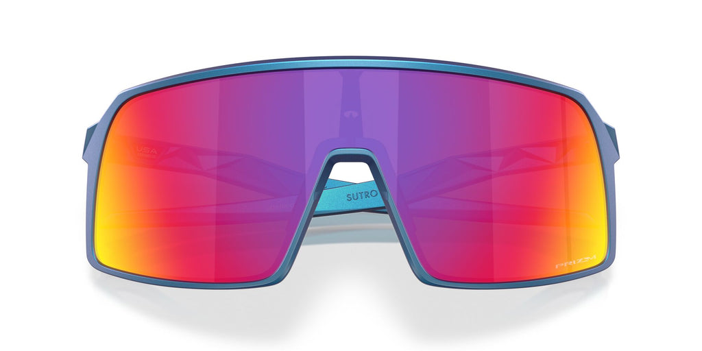 Oakley Sutro 0OO9406 9406C1 37 Matte Cyan/Blue Colorshift/ Prizm Road