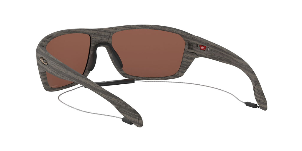 Oakley Split Shot 0OO9416 941616 64 Woodgrain / Prizm Deep Water Polarized 64 / Plastic / Plastic