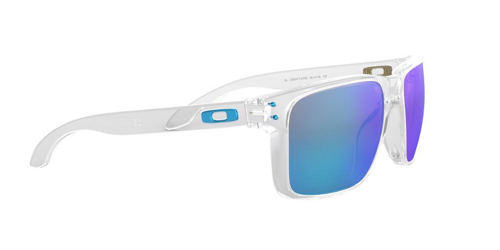 Oakley Holbrook Xl 0OO9417 941707 59 Polished Clear / Prizm Sapphire Polarized 59 / Plastic / Plastic