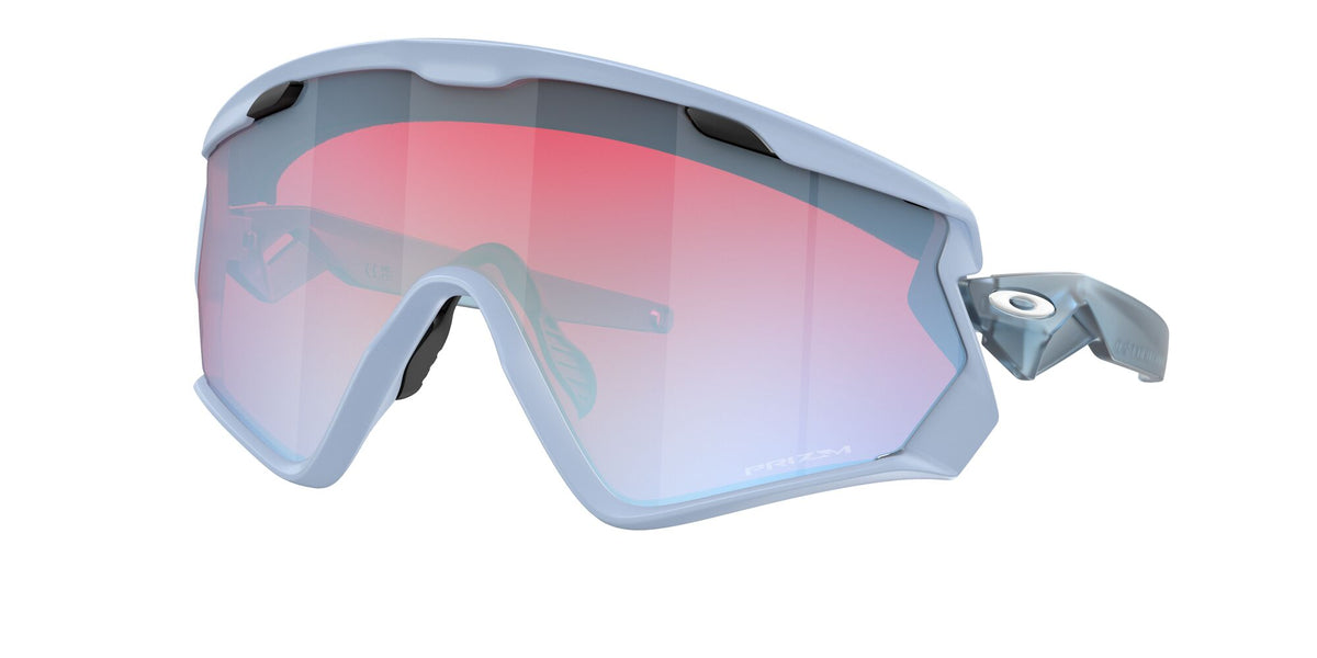 Oakley Wind Jacket 2.0 0OO9418 941827 45 Matte Translucent Stonewash / Prizm Snow Sapphire 45 / Polycarbonate / O_matter / Injected