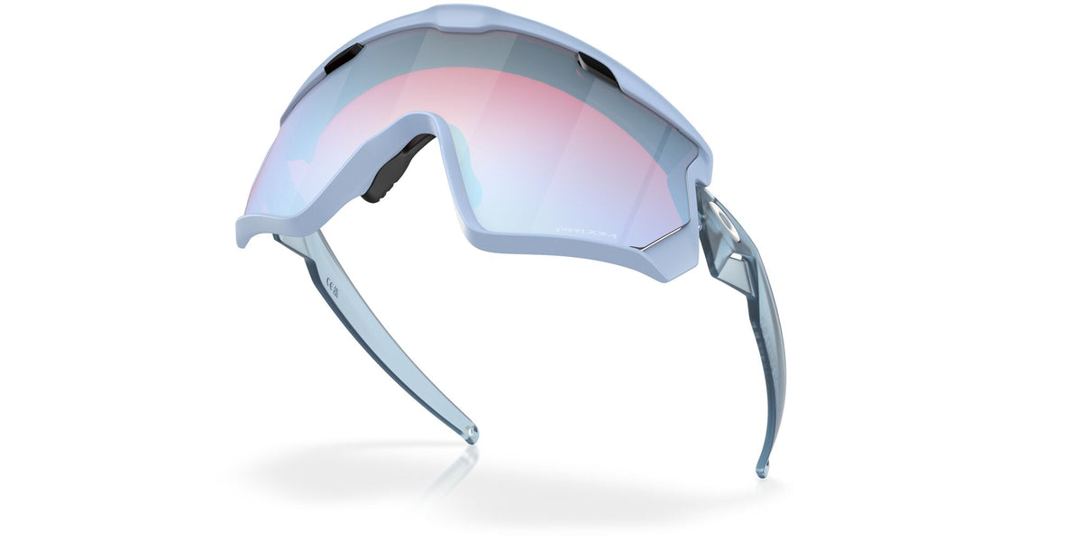 Oakley Wind Jacket 2.0 0OO9418 941827 45 Matte Translucent Stonewash / Prizm Snow Sapphire 45 / Polycarbonate / O_matter / Injected