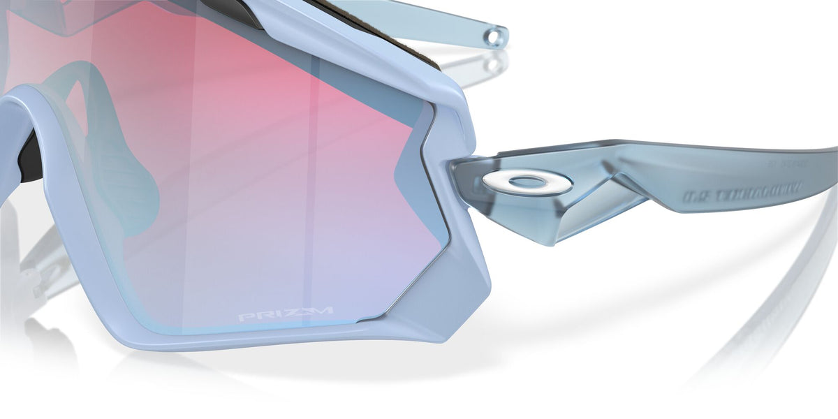 Oakley Wind Jacket 2.0 0OO9418 941827 45 Matte Translucent Stonewash / Prizm Snow Sapphire 45 / Polycarbonate / O_matter / Injected