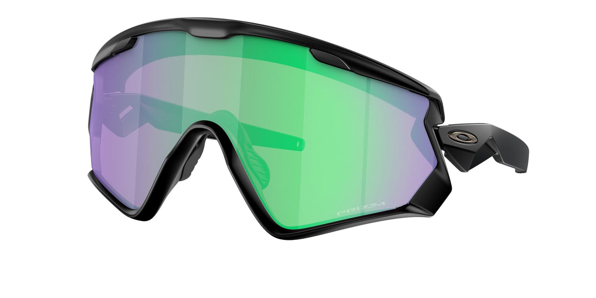 Oakley Wind Jacket 2.0 0OO9418 941828 45 Matte Black / Prizm Road Jade 45 / Polycarbonate / O_matter / Injected