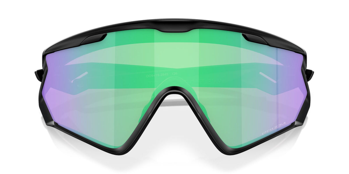 Oakley Wind Jacket 2.0 0OO9418 941828 45 Matte Black / Prizm Road Jade 45 / Polycarbonate / O_matter / Injected