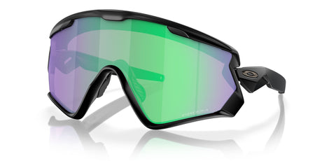 Oakley Wind Jacket 2.0 0OO9418 941828 45 Matte Black / Prizm Road Jade 45 / Polycarbonate / O_matter / Injected