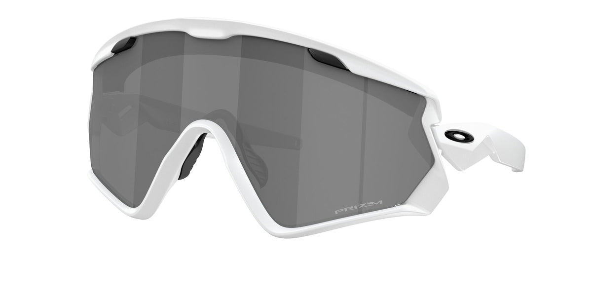 Oakley Wind Jacket 2.0 0OO9418 941830 45 Matte White / Prizm Black 45 / Polycarbonate / O_matter / Injected