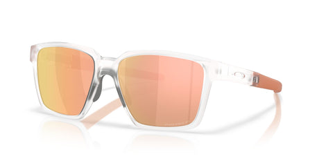Oakley Actuator Sq 0OO9430 943007 57 Matte Clear/ Prizm Rose Gold Polarized