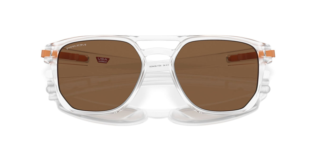 Oakley Latch Beta 0OO9436 943611 54 Matte Clear / Prizm Bronze