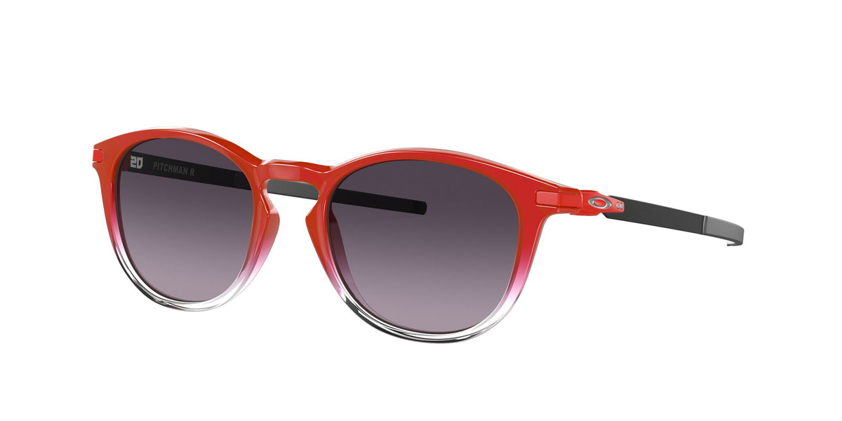 Oakley Pitchman R 0OO9439 943917 50 Red Fade / Prizm Grey Gradient 50 / Polycarbonate / O_matter / Metal
