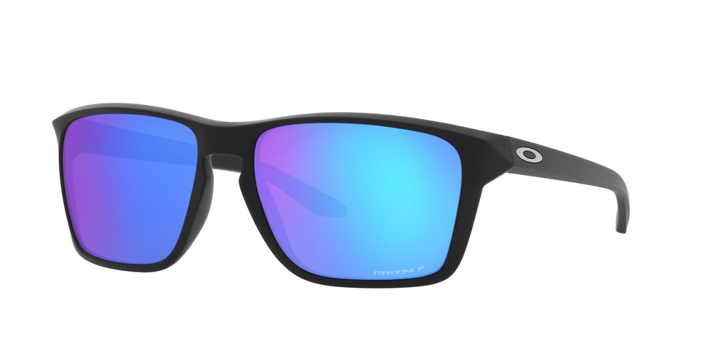 Oakley Sylas 0OO9448 944834 60 Matte Black / Prizm Sapphire Polarized 60 / Polycarbonate / O_matter / Molded