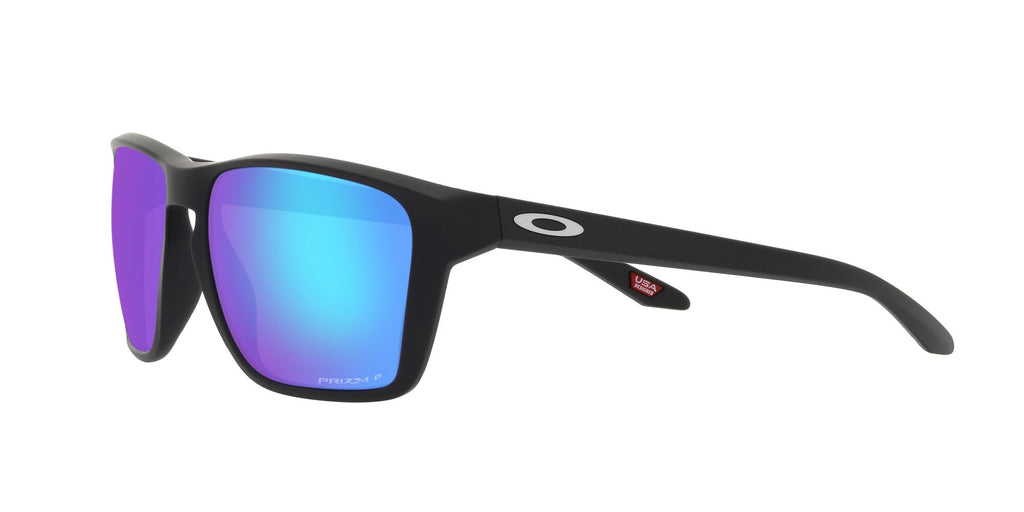 Oakley Sylas 0OO9448 944834 60 Matte Black / Prizm Sapphire Polarized 60 / Polycarbonate / O_matter / Molded