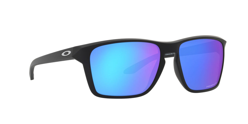 Oakley Sylas 0OO9448 944834 60 Matte Black / Prizm Sapphire Polarized 60 / Polycarbonate / O_matter / Molded