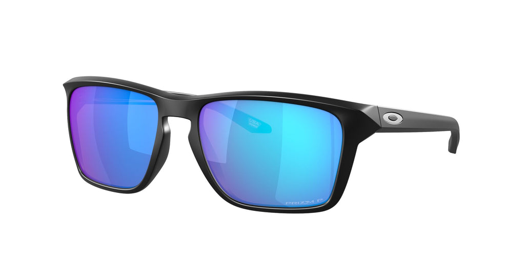 Oakley Sylas 0OO9448 944834 60 Matte Black / Prizm Sapphire Polarized 60 / Polycarbonate / O_matter / Molded