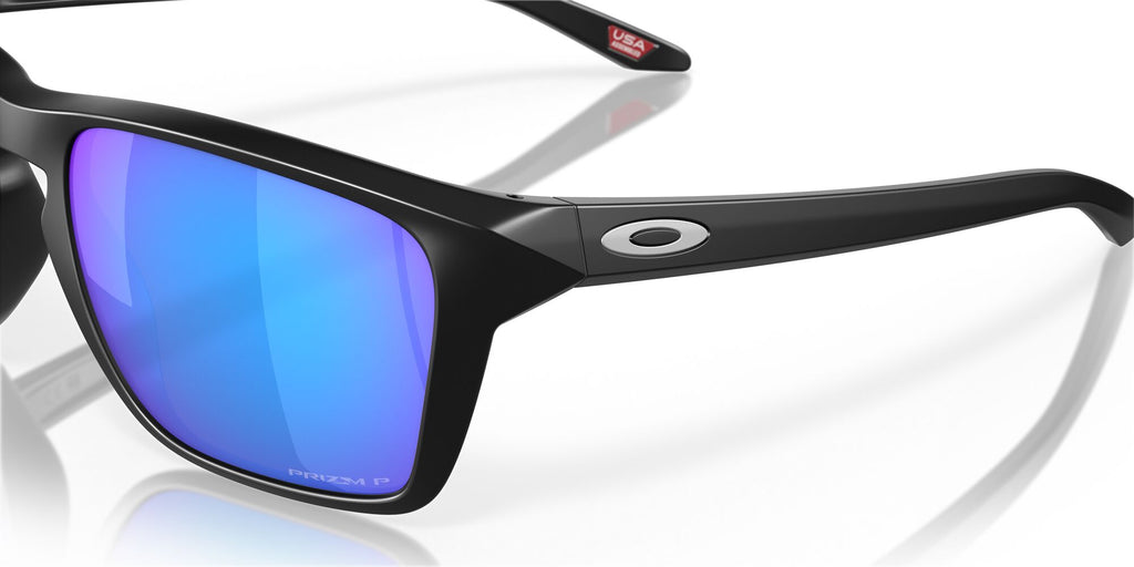 Oakley Sylas 0OO9448 944834 60 Matte Black / Prizm Sapphire Polarized 60 / Polycarbonate / O_matter / Molded