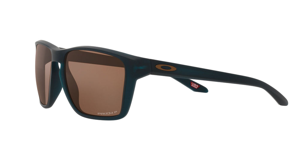 Oakley Sylas 0OO9448 944835 60 Matte Transparent Poseidon / Prizm Tungsten Polarized 60 / Polycarbonate / O_matter / Molded