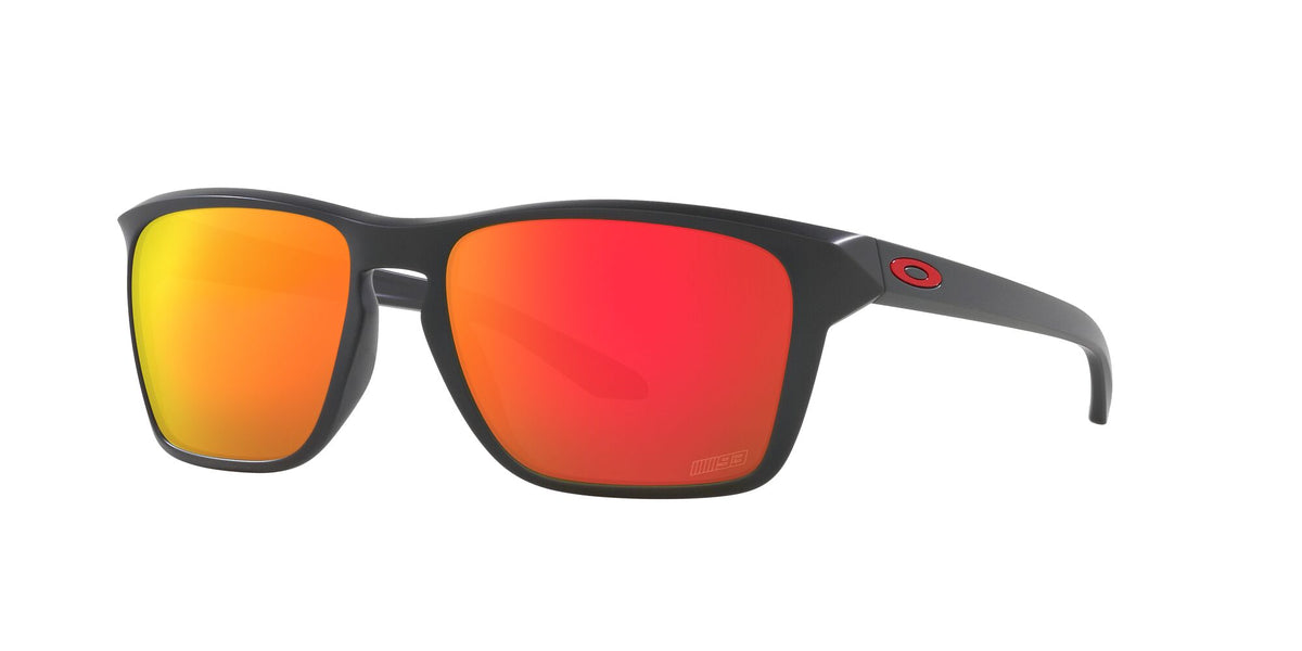 Oakley Sylas 0OO9448 944840 57 Matte Carbon / Prizm Ruby 57 / Polycarbonate / O_matter / Molded