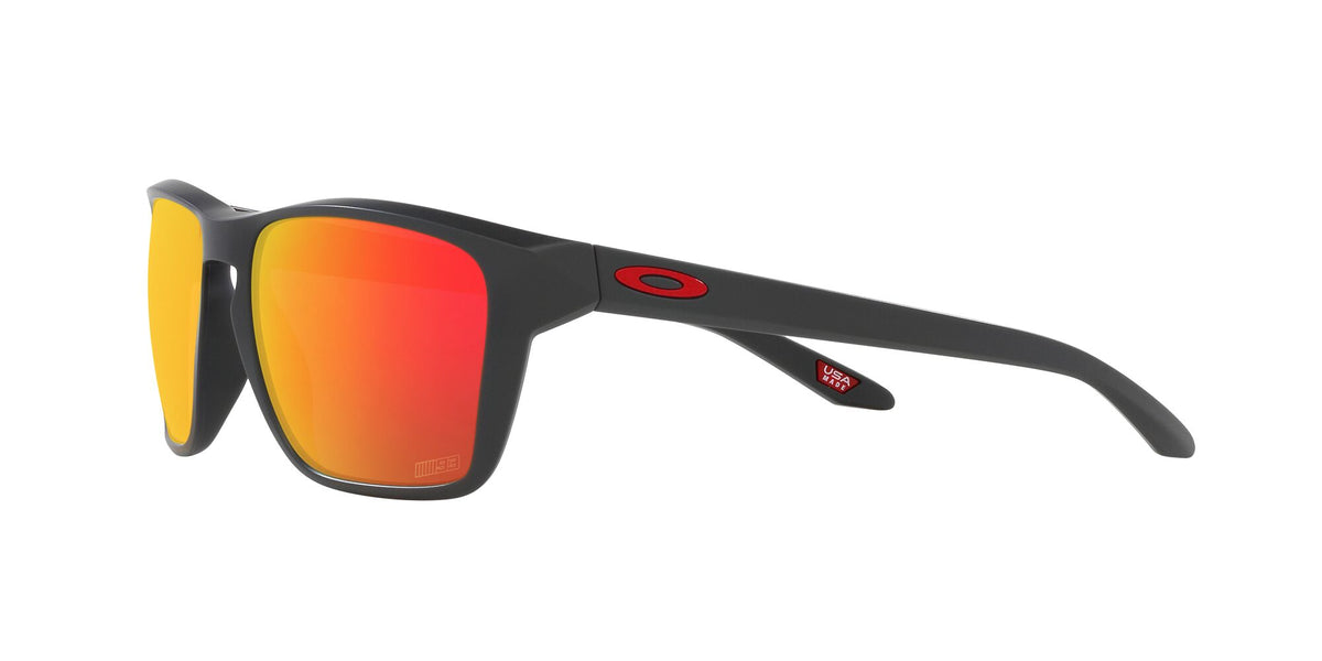Oakley Sylas 0OO9448 944840 57 Matte Carbon / Prizm Ruby 57 / Polycarbonate / O_matter / Molded