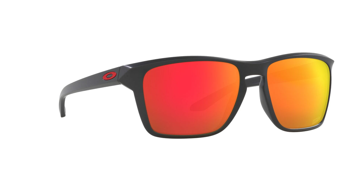 Oakley Sylas 0OO9448 944840 57 Matte Carbon / Prizm Ruby 57 / Polycarbonate / O_matter / Molded
