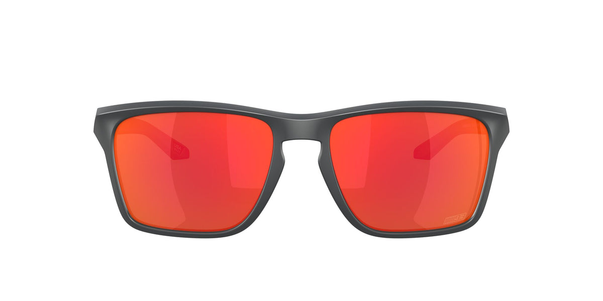 Oakley Sylas 0OO9448 944840 57 Matte Carbon / Prizm Ruby 57 / Polycarbonate / O_matter / Molded