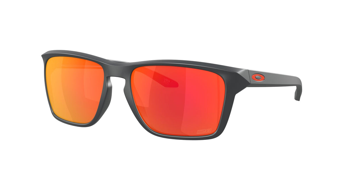 Oakley Sylas 0OO9448 944840 57 Matte Carbon / Prizm Ruby 57 / Polycarbonate / O_matter / Molded