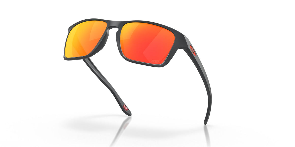 Oakley Sylas 0OO9448 944840 57 Matte Carbon / Prizm Ruby 57 / Polycarbonate / O_matter / Molded