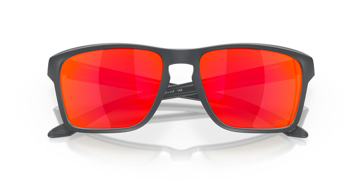 Oakley Sylas 0OO9448 944840 57 Matte Carbon / Prizm Ruby 57 / Polycarbonate / O_matter / Molded