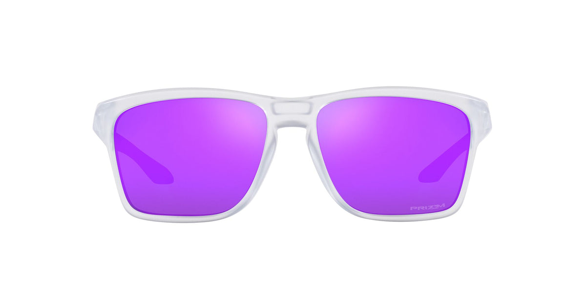 Oakley Sylas (A) 0OO9448F 944814 58 Matte Clear / Prizm Violet 58 / Polycarbonate / O_matter / Molded