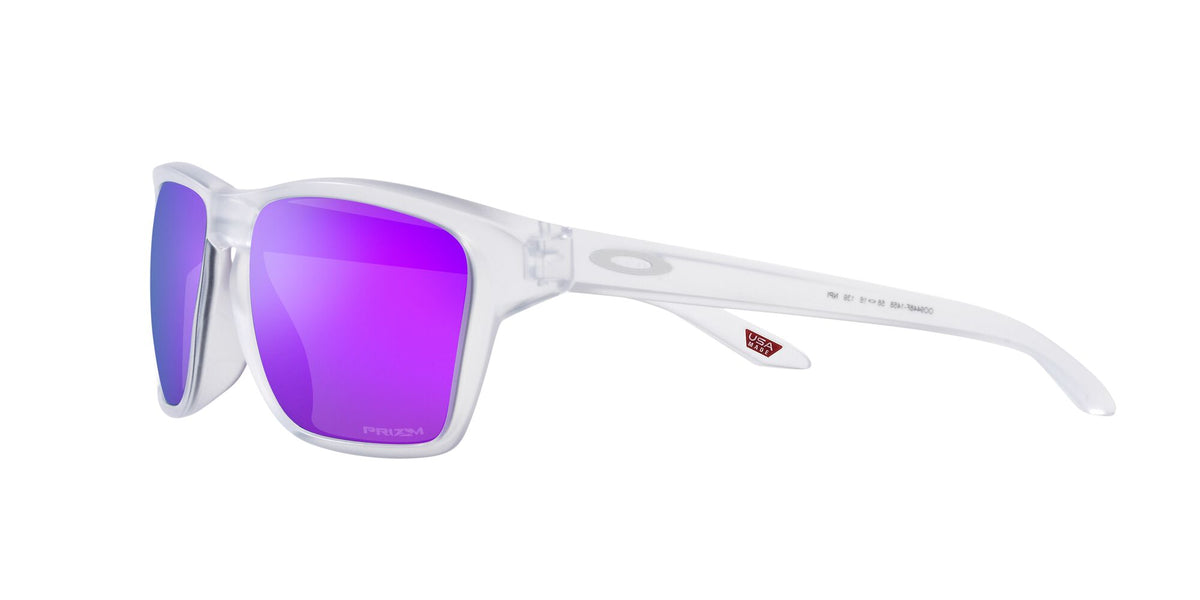 Oakley Sylas (A) 0OO9448F 944814 58 Matte Clear / Prizm Violet 58 / Polycarbonate / O_matter / Molded